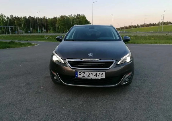 Peugeot 308 cena 38888 przebieg: 245000, rok produkcji 2014 z Chmielnik małe 92